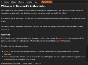 TimelineFX author notes